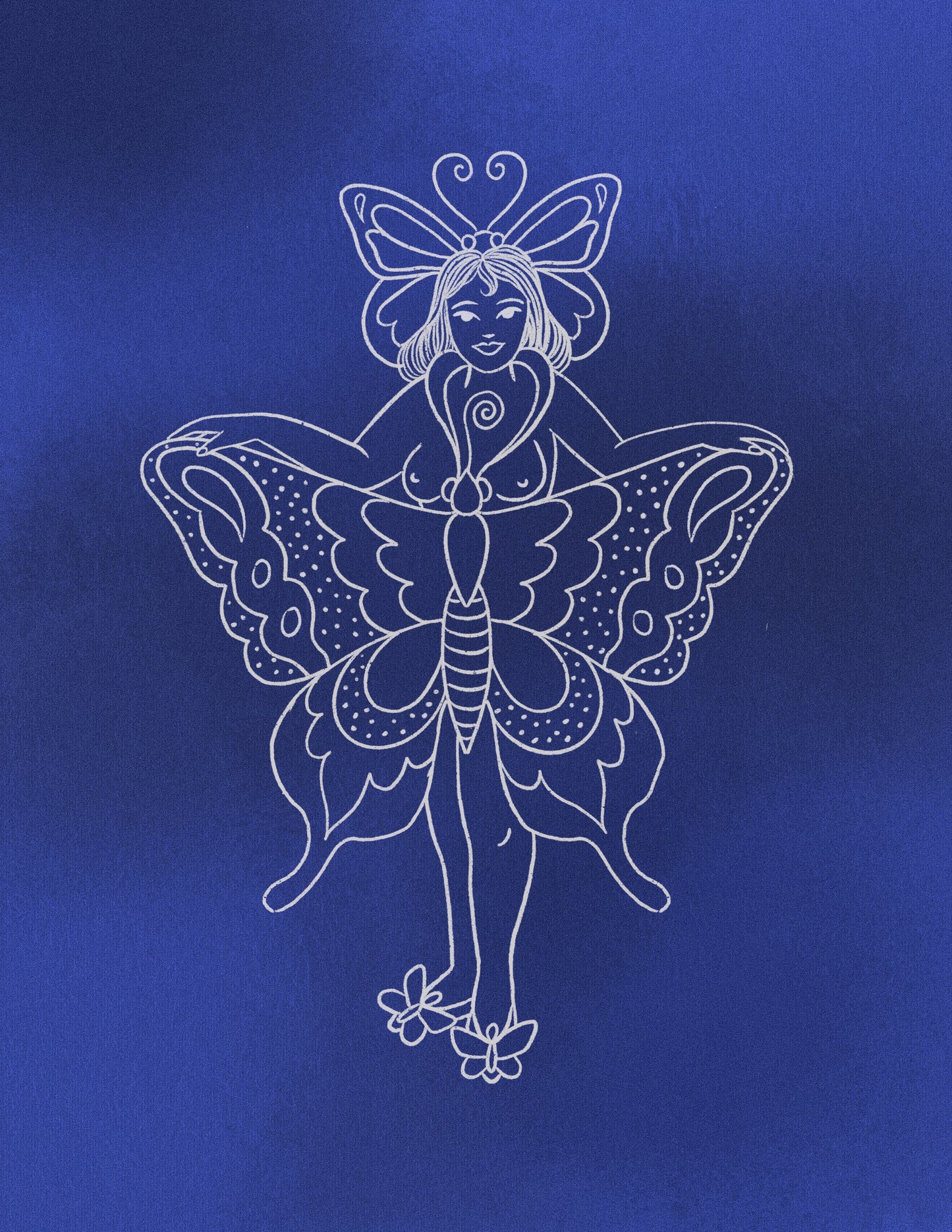 Diseño Mujer Mariposa